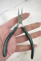 Green Handle Flat Nose Chain Nose Plier Precision Hand