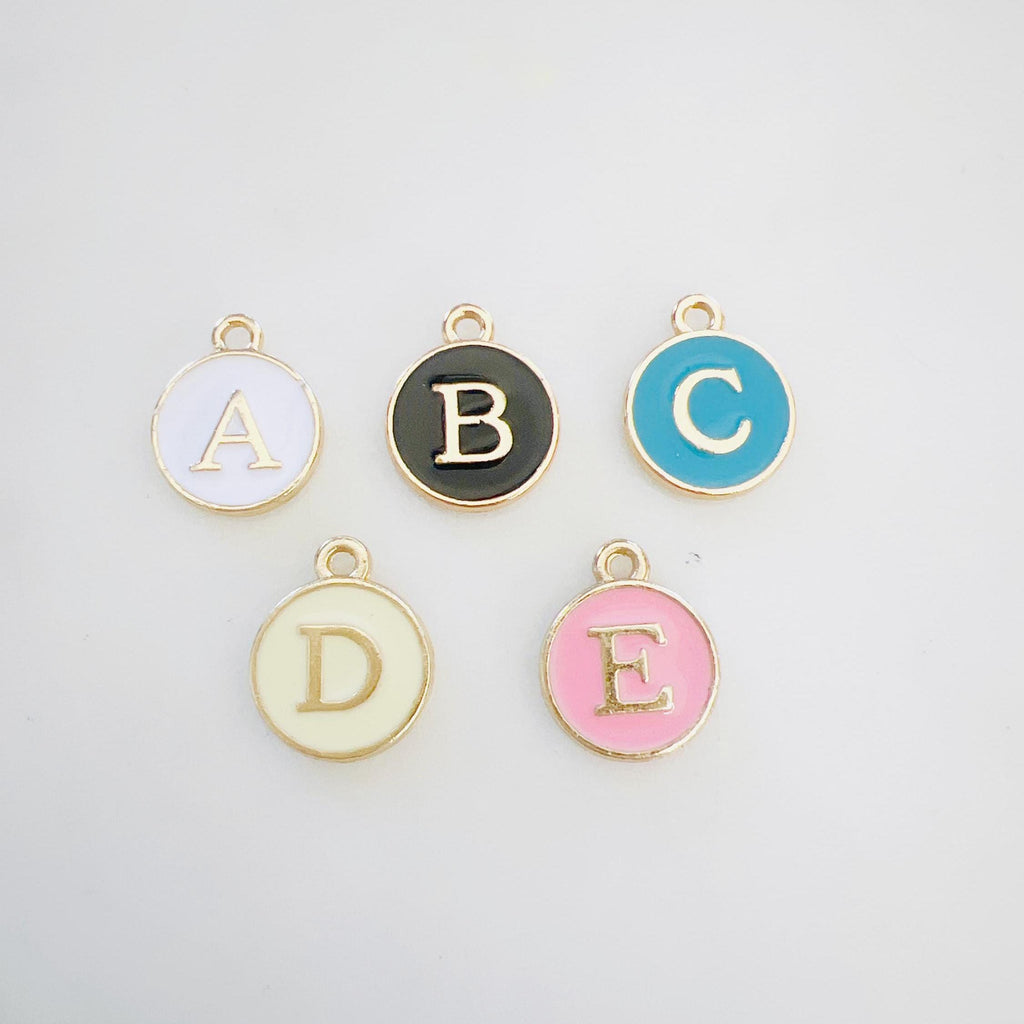 Gold Plated Alphabet Letter Double Sided Personalize Jewelry