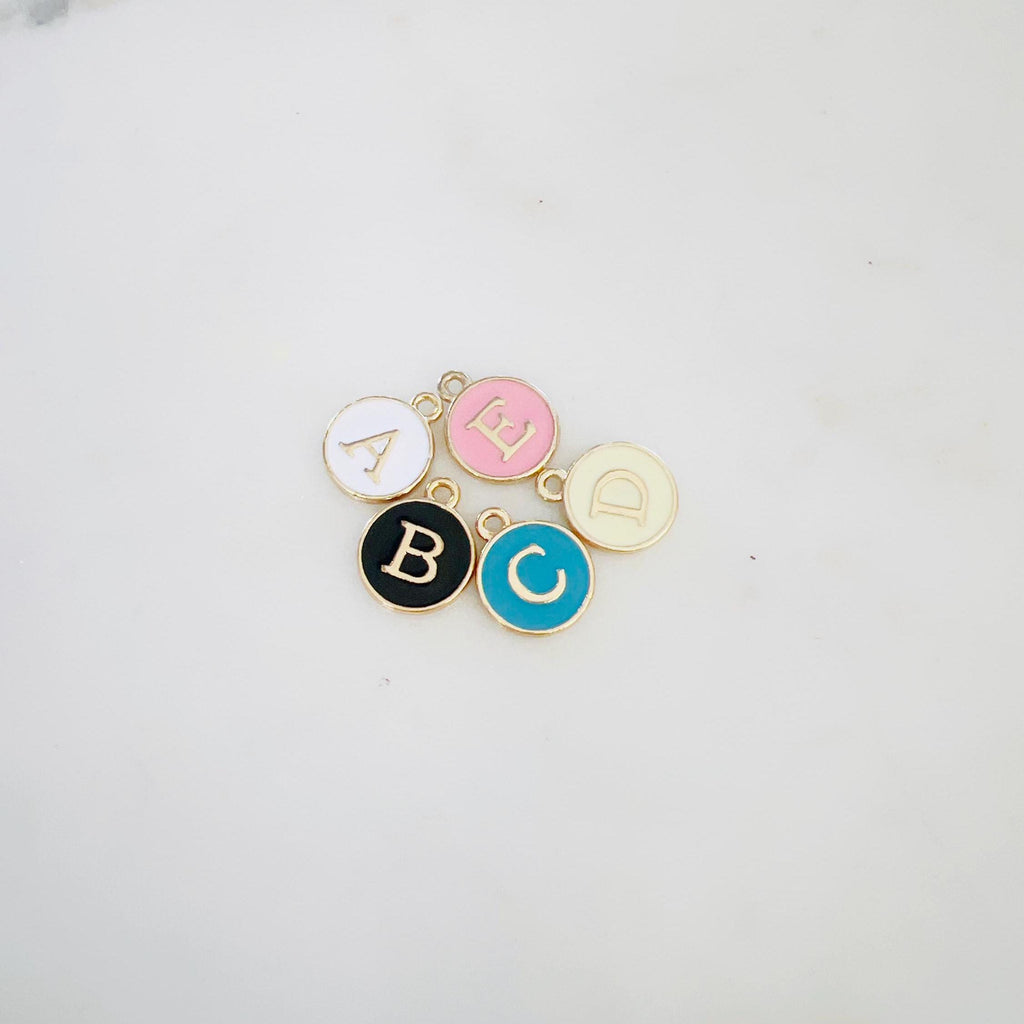 Gold Plated Alphabet Letter Double Sided Personalize Jewelry