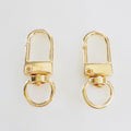 Gold Plated Swivel Clasp Lobster Buckle Swivel Snap Hook Push Gate (2pc)