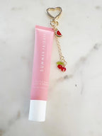 Gold Plated Galentines Purse Lip Gloss Backpack Key Charm