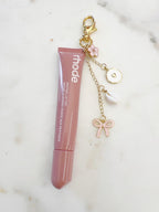 Gold Plated Galentines Purse Lip Gloss Backpack Key Charm