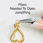 Gold Plated Purse Lip Gloss Backpack Key Charm Donut Watermelon