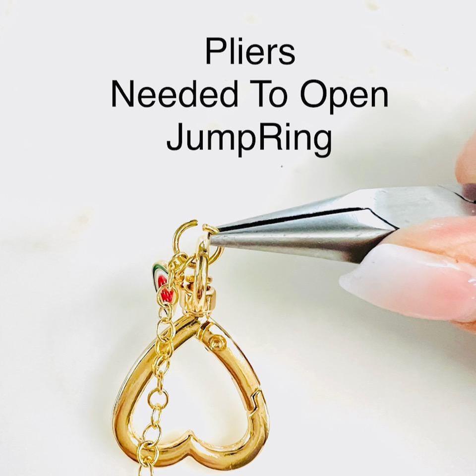 Gold Plated Galentines Purse Lip Gloss Backpack Key Charm