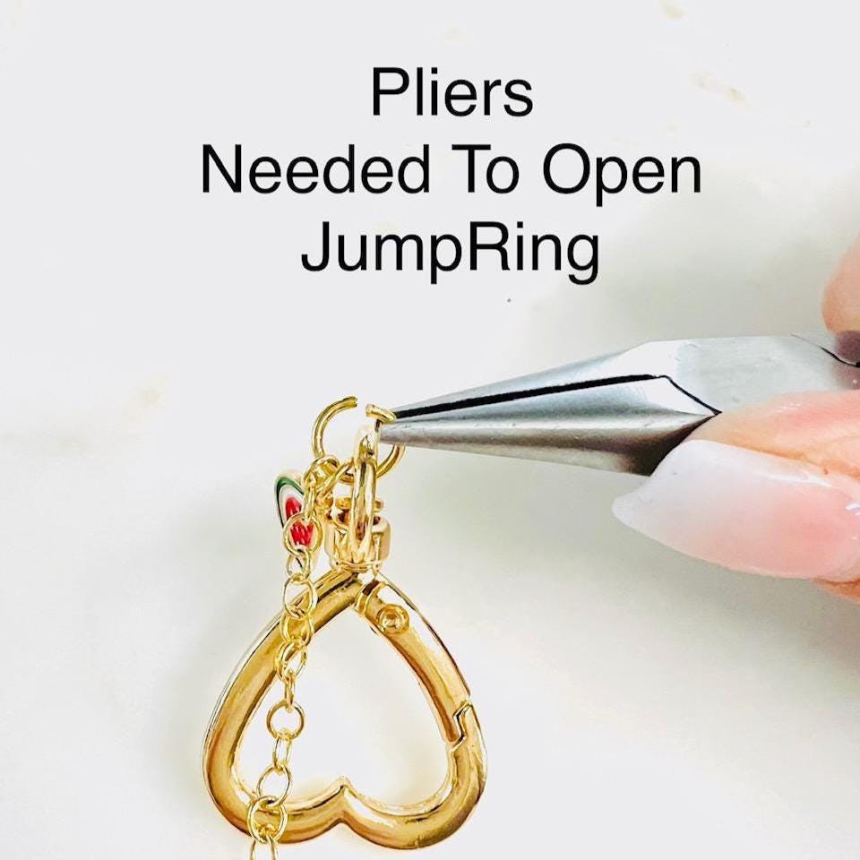 Gold Plated Purse Lip Gloss Backpack Key Charm Cloud Donut Flower