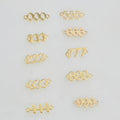 14K Gold Filled Teeny Tiny Angel Number Connector Charm Pendant Wish