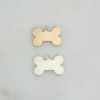 Sterling Silver or 14K Gold Filled Dog Bone Charm and Dog Charm Animal Lover