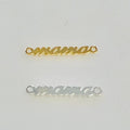 Sterling Silver or 14K Gold Filled Teeny Tiny Cursive Mama Connector Pendant