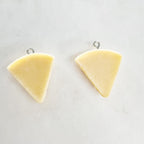 Acrylic Slice of Pizza Charm Pepperoni Pizza Pendant