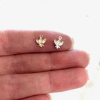 Sterling Silver or 14K Gold Filled Teeny Tiny Lightweight Bumble Bee (4pc)