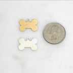 Sterling Silver or 14K Gold Filled Dog Bone Charm and Dog Charm Animal Lover