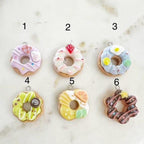 Colorful Delicious Acrylic Donut Doughnut Charm Pendant