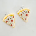 Acrylic Slice of Pizza Charm Pepperoni Pizza Pendant