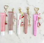 Gold Plated Galentines Purse Lip Gloss Backpack Key Charm