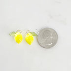 Yellow Acrylic Lemon Charm Juicy Fruit Charm Acrylic (2pc)