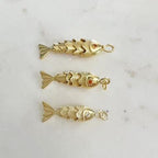 Gold Plated Detailed with Orange or Clear Cubic Zirconia Eye